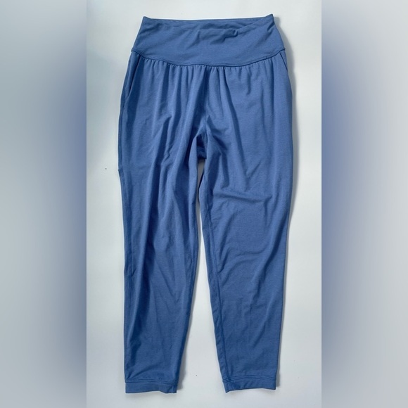 Prana Women's Light Blue Striped Yoga Jogger Pants Size XS - Picture 1 of 9